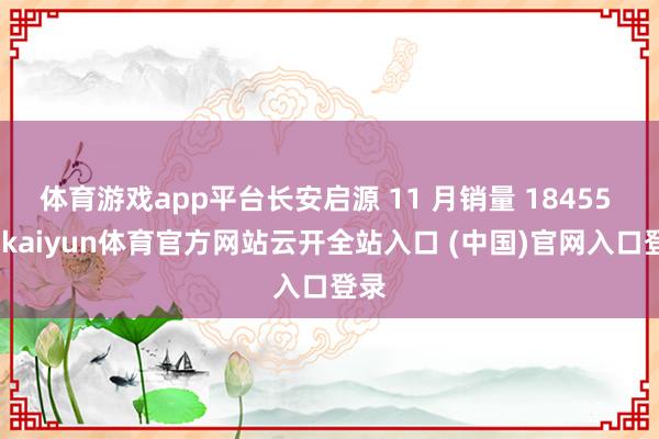 体育游戏app平台长安启源 11 月销量 18455 辆-kaiyun体育官方网站云开全站入口 (中国)官网入口登录